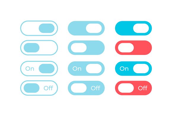 Control Panels UI Elements Kit: Graphics for Modern Ux And Ui Kits