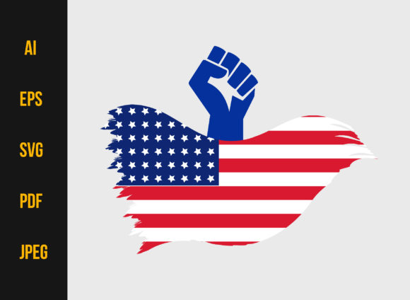 Grunge American Flag Illustration: Web Elements & Graphics Review