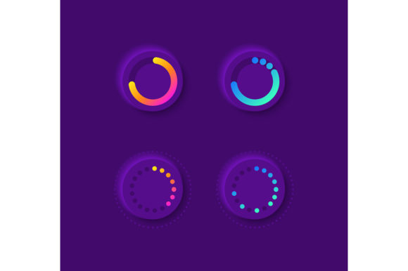 Loading Progression UI Elements Kit: Graphics & Icons