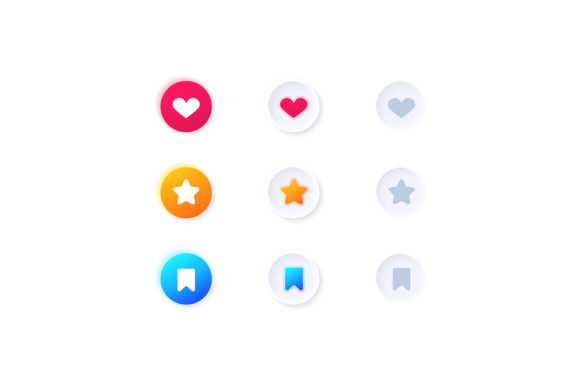 Mark Favourite UI Elements Kit: Graphics for Modern UX & UI Kits
