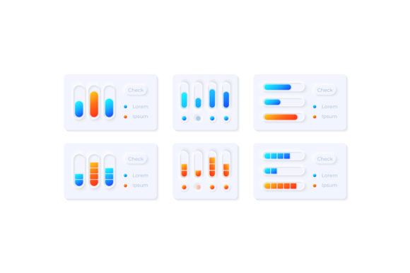 Media Settings UI Elements Kit: Graphics & Infographics