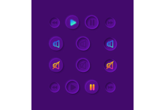 Music Player UI Elements Kit