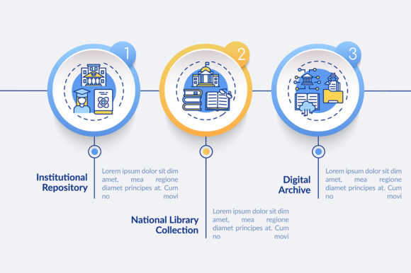 Online Library Vector Infographic: Graphics & Infographics for Local Brands