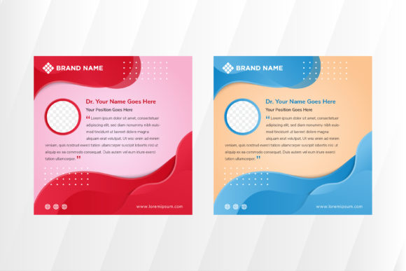 Quote Liquid Square Banner Social Media