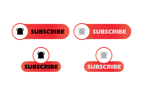Subscribe Banner Design Collection: Graphics & Web Elements