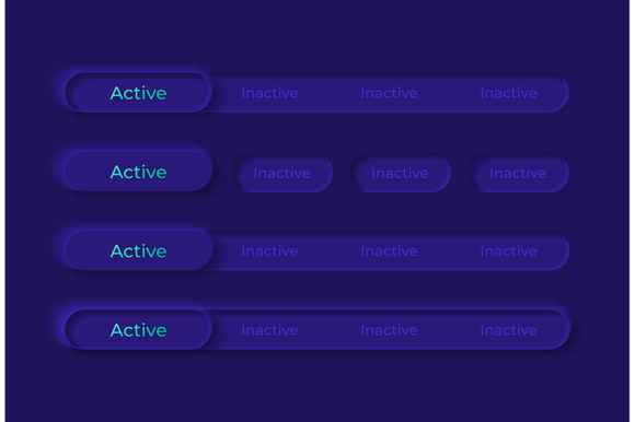 Switches UI Elements Kit: Graphics for Modern Ux And Ui Kits