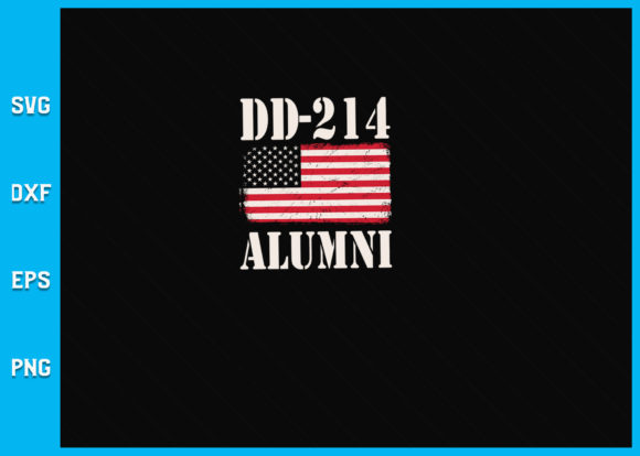 U.S. Military Veterans DD-214 Alumni SVG